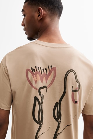 T-shirt oversize - Beige