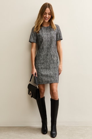 Robe droite - Gris