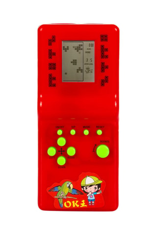 Console rétro portatile - 26 giochi - Rosso - Da 3 anni