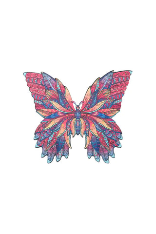 Puzzle farfalla 3D in legno - Da 3 anni - A4