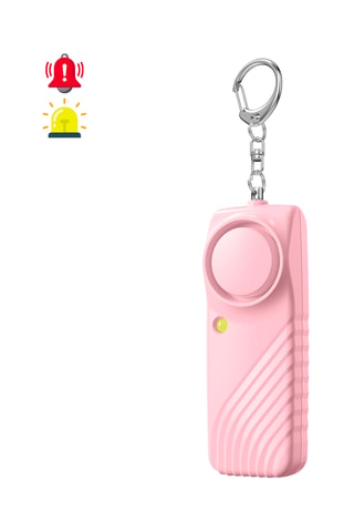 Allarme personale SOS con LED - Rosa