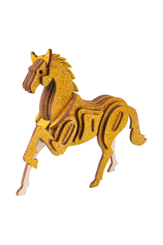 Puzzle 3D in legno cavallo - 32 pezzi - Da 3 anni