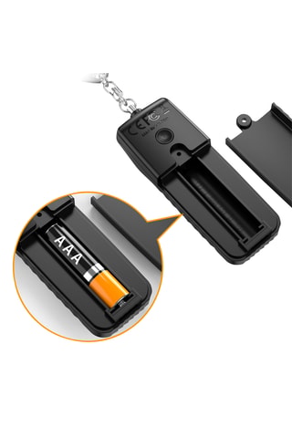 Allarme personale SOS con LED - Nero