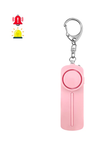 Allarme personale SOS con LED - Rosa
