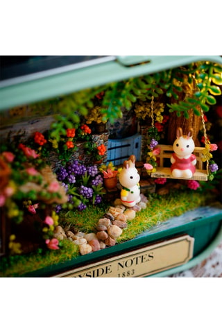 Maquete 3D dobrável em madeira Caderno de Jardim - A partir dos 14 anos