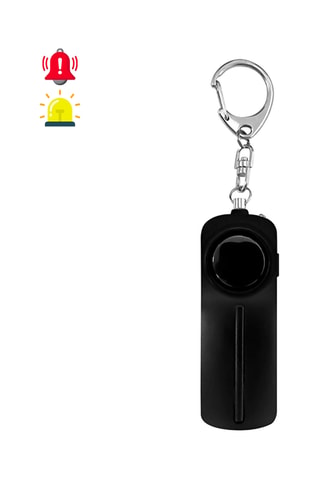 Allarme personale SOS con LED - Nero