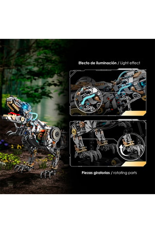 Modellino 3D meccanico Tirannosauro Rex - 1268 pezzi - Da 12 anni