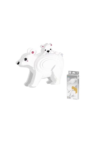 Puzzle 3D Orso bianco - 28 pezzi - Da 3 anni