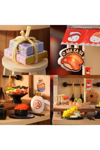Modello Revolving Food House 3D in legno - Da 14 anni