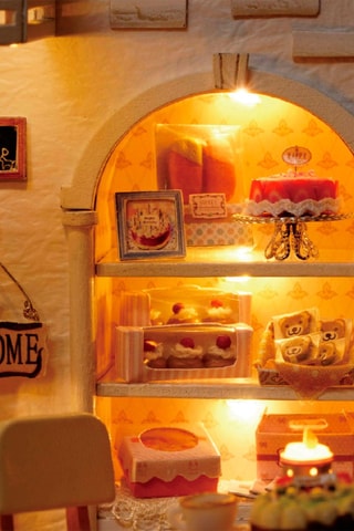 Modellino 3D Cake Shop LED in legno - Da 14 anni