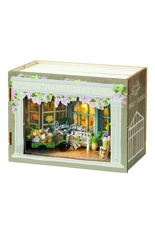 Modellino 3D pieghevole Molly Garden LED in legno - Da 14 anni
