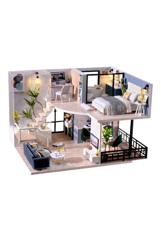 Modellino 3D duplex LED in legno - Da 14 anni