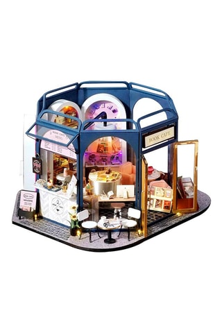Modellino 3D Book Café LED in legno - Da 14 anni