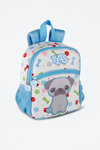 Zaino Pets - Bianco e blu