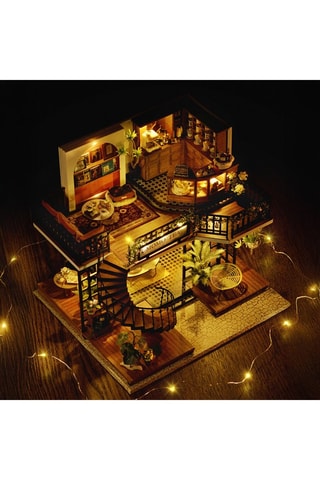 Modellino 3D Momo Tea LED in legno - Da 14 anni