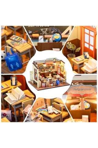 Modellino 3D Back to School LED in legno - Da 14 anni
