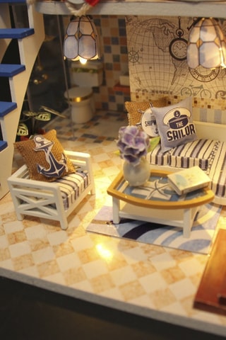 Modellino 3D Costa Azzurra in legno