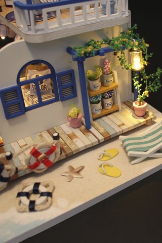 Modellino 3D Costa Azzurra in legno