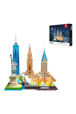 Puzzle 3D città di New York LED - 101 pezzi - Da 7 anni