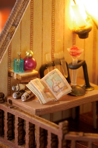 Modellino 3D Magic Shop LED in legno - Da 14 anni