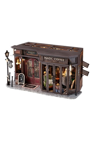 Modellino 3D Magic Coffee LED in legno  - Da 14 anni