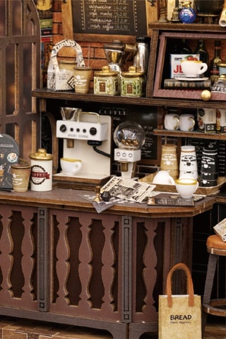 Modellino 3D Magic Coffee LED in legno  - Da 14 anni