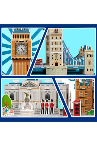 Puzzle 3D della città di Londra LED - 106 pezzi - Da 7 anni