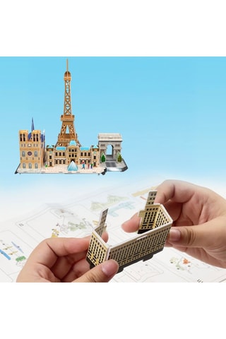 Puzzle 3D Parigi LED - 104 pezzi - Da 7 anni