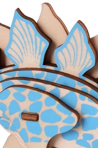 Modellino 3D stegosauro in legno - 9 pezzi - Da 8 anni