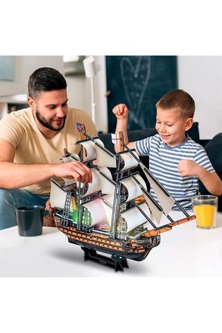 Puzzle barca 3D HMS Victory - 146 pezzi - Da 8 anni