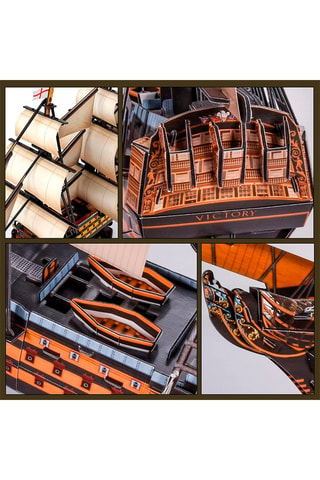 Puzzle barca 3D HMS Victory - 146 pezzi - Da 8 anni
