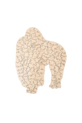 Puzzle gorilla 3D in legno - Da 3 anni - A3