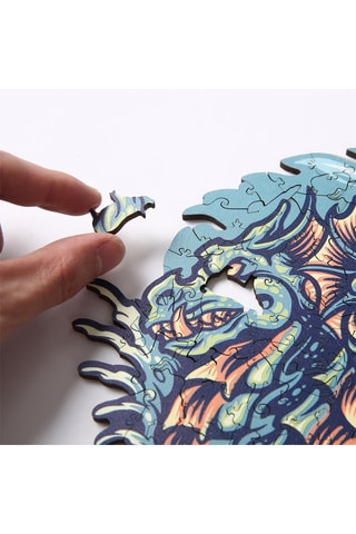 Puzzle drago 3D in legno - Da 3 anni - A3