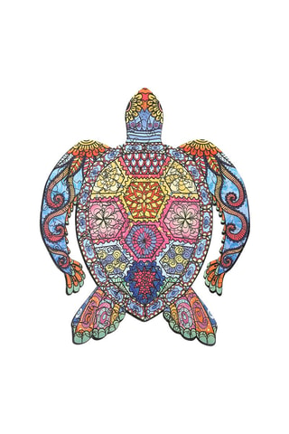 Puzzle tartaruga 3D in legno - Da 3 anni - A4