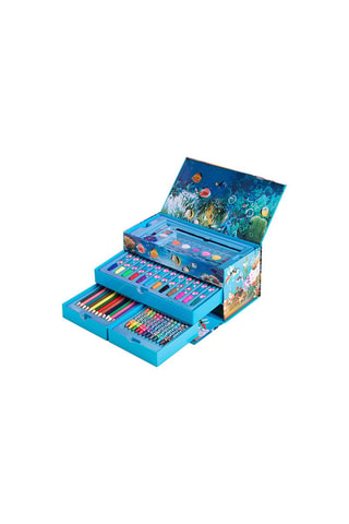 Cofanetto pittura 54 pezzi - Turchese