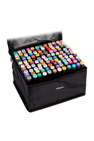 Set pennarelli - 120 pezzi - Multicolore