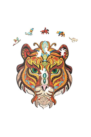 Puzzle tigre 3D in legno - Da 3 anni - A5