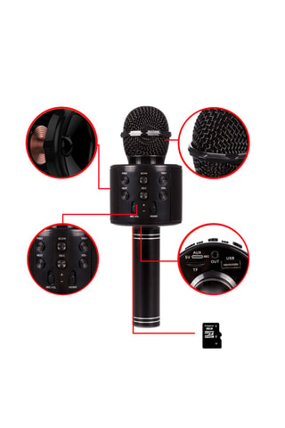 Microfono wireless multifunzione 