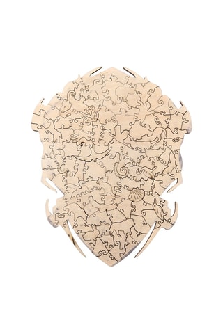 Puzzle leone 3D in legno - Da 3 anni - A3