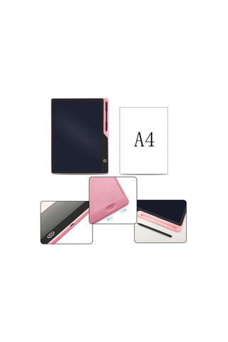 Tablet di disegno e scrittura LCD con fondo multicolore 16” - Rosa chiaro 