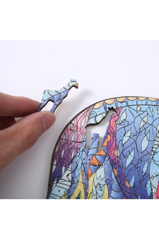 Puzzle gorilla 3D in legno - Da 3 anni - A4
