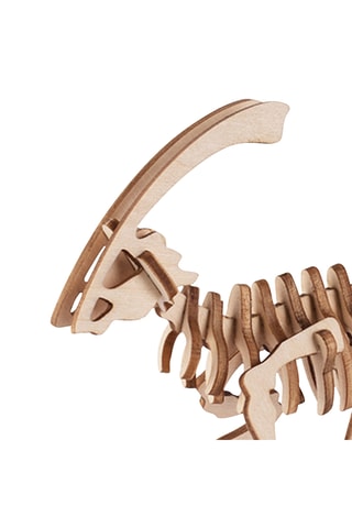 Puzzle 3D in legno Parasaurolophus - 31 pezzi - Da 8 anni