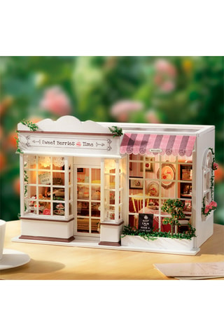 Maquete 3D em madeira Loja de doces Berry Time - A partir dos 14 anos