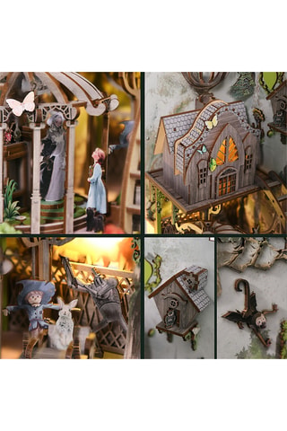 Puzzle 3D book nook in legno Le Voyage de Dorothy - 292 pezzi - Da 14 anni