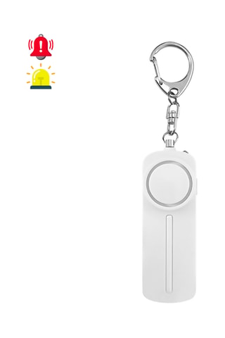 Allarme personale SOS con LED - Bianco