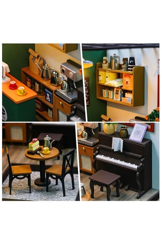 Maquete 3D em madeira Café da Tarde - A partir dos 14 anos
