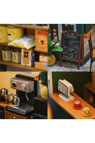 Maquete 3D em madeira Café da Tarde - A partir dos 14 anos
