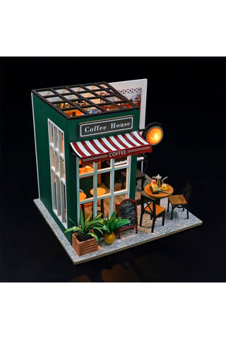 Maquete 3D em madeira Café da Tarde - A partir dos 14 anos