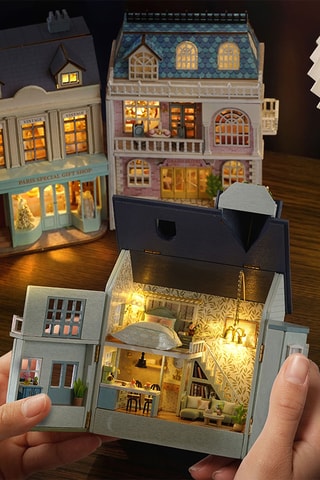Maquete 3D em madeira Casa Cozy - A partir dos 14 anos