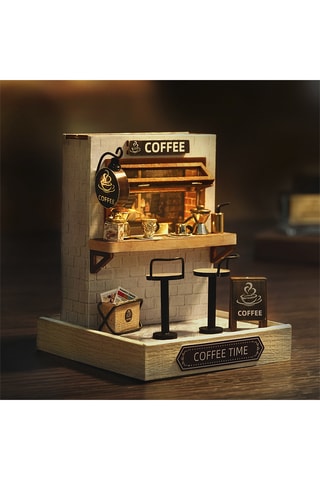 Maquete 3D em madeira A Hora do Café - A partir dos 14 anos